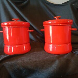 Mini Enamel Stew Pots